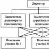 Организационная структура управления Структурно организационная схема предприятия